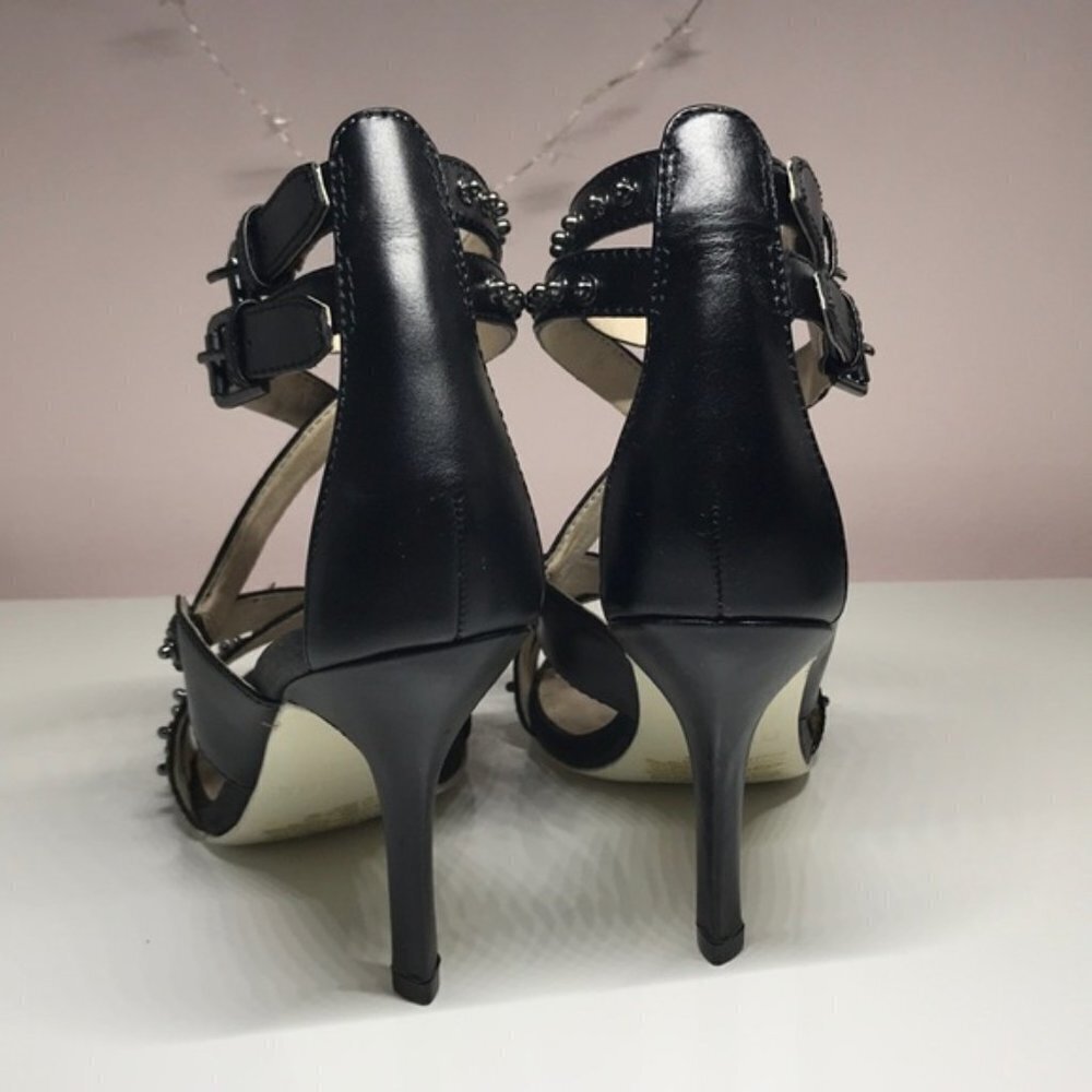 DIESEL Atomic Blondie Rivette Black Heels *7 NIB - Picture 5 of 5